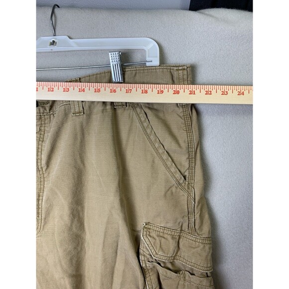 Carhartt Shorts Mens 46 Beige Force Relaxed Fit Ripstop Cargo Pockets Workwear - Picture 9 of 9